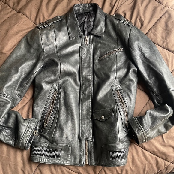 Leather jacket high quality the koople